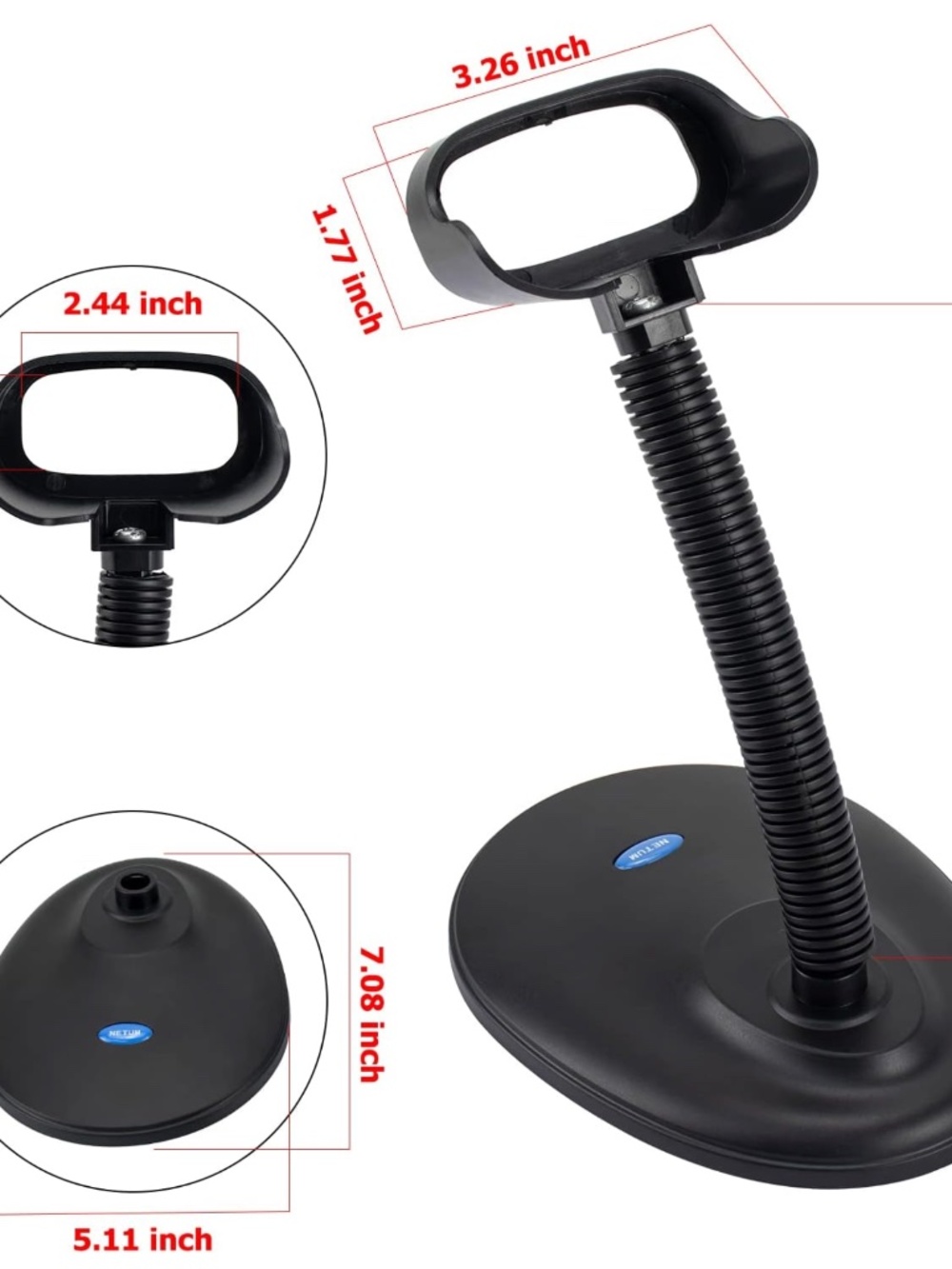 Bluetooth Barcode Scanner with Adjustable Cradle Holder - Picture 5 of 13